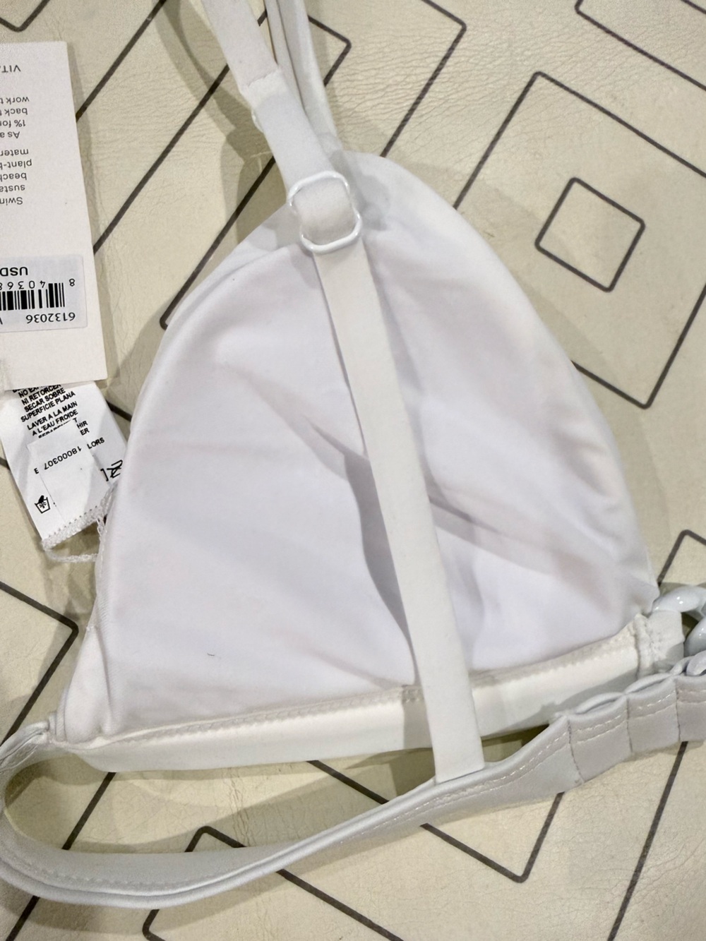 NWT Vitamin A White Swim Top - Picture 11 of 13